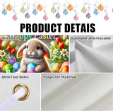 Easter Banner Polyester 43x70.86 Inches Large Easter