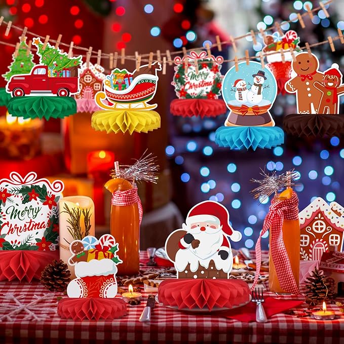 Merry Christmas Party Decorations Bundle Includes Festive Christmas