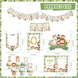 Wild One party Decorations 150 Pcs Jungle Animal Party Supplies