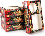50 Pcs Movie Night Snack Tray Disposable Movie Snack Holder Box