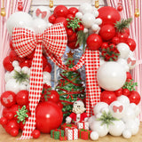 Red and White Balloon Arch Kit, Red and White Balloon Garland Kit, Red
