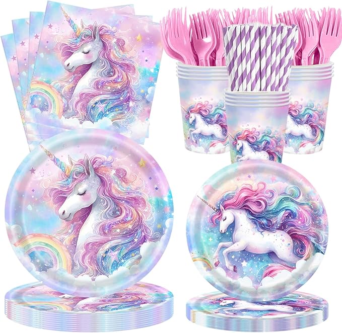 Unicorn Birthday Decorations Rainbow Unicorn Party Decorations