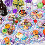 168Pcs Unicorn Plates and Napkins Unicorn Birthday Party Supplies
