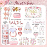 189 pc Premium Bridal Shower Party Decorations Balloons Bride to Be