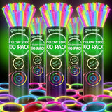 500 Ultra Bright Glow Sticks Bulk - Halloween Glow in the Dark Party