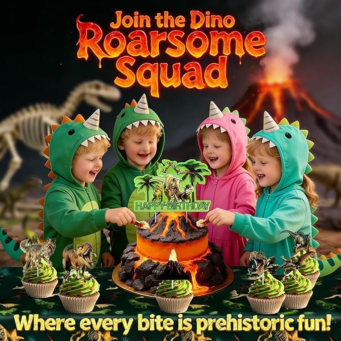 Dinosaur Birthday Party Decorations for Boys Complete Kids Dino