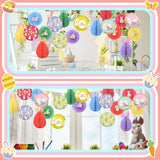18 Pcs Easter Party Decoration Easter Honeycomb Decorations Hanging