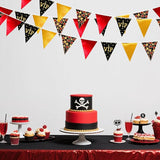 32Ft Hollywood Theme Party Decorations Red Black Gold VIP Star