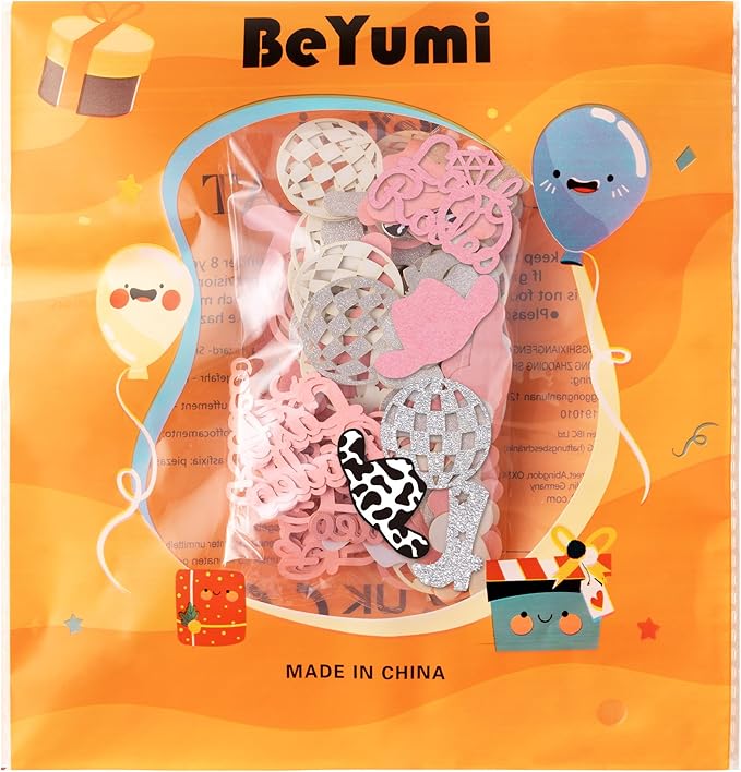 BeYumi Cowgirl Bachelorette Table Decor - 300Pcs Western Cowgirl
