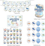 43Pcs Sea You Soon Baby Shower Decorations Under the Sea Baby Shower