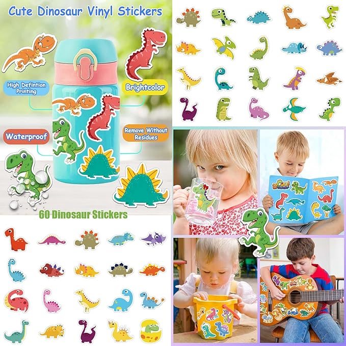 204PCS Dinosaur Party Favors Dinosaur Birthday Party Decorations
