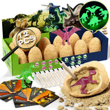 12 Glow in The Dark Dinosaur Eggs, Dig Kit Toys for Kids, Dinosaur