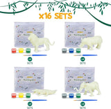 Safari Party Favors for Kids Painting Kit Pack 16 Jungle Goodie Bags