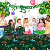 166 PCS Dinosaur Birthday Decorations Dinosaur Party Supplies