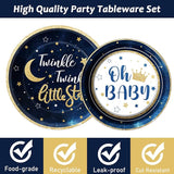 96 Pcs Twinkle Twinkle Little Star Party Gender Reveal Supplies for