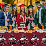 QZYL 2 PCS Graduation Decorations 2026, 108" X 54" Maroon Graduation