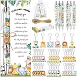 145 Pieces Safari Baby Shower Favors for Guest Wild Animal Ballpoint
