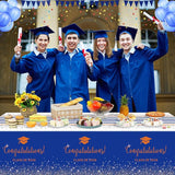 3pcs Pack Class of 2026 Graduation Tablecloths Foil Dot Plastic