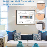Framed Black Retirement Decorations Guest Book for Men/Women