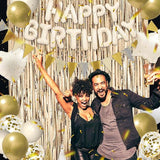 23rd Birthday Decorations for Women, White and Gold 23 Boho Birthday