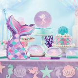 Mermaid Tail Pinata Glitter with Stick Blindfold Mermaid Birthday
