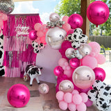 KatchOn, Hot Pink and Silver Balloons - 22 Inch Pack of 14 | Silver