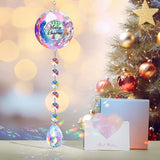 Merry Christmas Crystal Suncatcher Ornament Gifts for Women Mom Wife