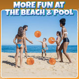 Inflatable Basketballs Pack of 12 16 inch Beach Balls for Pool Beach