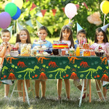 3 Pieces Dinosaur Birthday Decorations Party Tablecloth Dinosaur