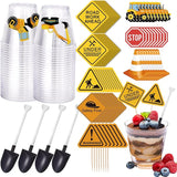 200Pcs Construction Party Supplies 50 Plastic Shovel Shape Novelty