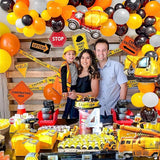 151Pcs Construction Party Decorations Birthday Supplies Construction