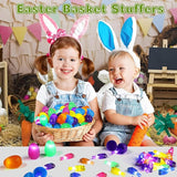 36 Pcs Prefilled Easter Eggs with Light up Finger Lights Toys Easter