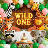 7 Pcs Wild One Birthday Party Decorations Wild One Neon Light Sign