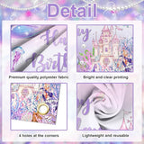 Mermaid Birthday Banner Under The Sea Backdrop for Girls Party