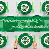 210 Pcs Happy St Patrick's Day Party Supplies Plates Napkins