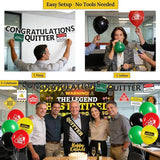 Retirement Party Decorations for Coworker Funny Warning Theme Happy