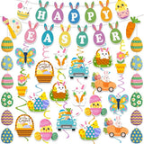 53pcs Easter Decorations for Home Easter Garland Happy Easter Banner