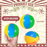 Hungdao Summer Beach Ball Hanging Decoration, Small Beach Ball with