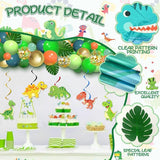 125pcs Dinosaur Birthday Party Decorations Dinosaur Balloons Arch