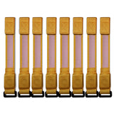 M.best 8pcs LED Light Up Bracelets Glow Flashing Wristbands Glow in