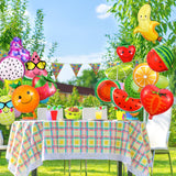 28 Pcs Summer Fruit Foil Aluminum Helium Balloons for Tutti Fruit