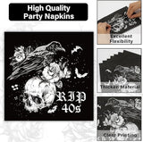 100 Pcs 50th Birthday Plates and Napkins Party Supplies Death To My