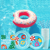 Pool Party Supplies Decorations Disposable Summer Kids Birthday