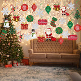 36 Pcs Christmas Decorations Hanging Swirls for Christmas Party