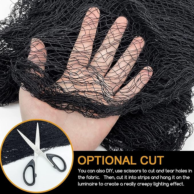 4 Pack Halloween Creepy Cloths Scary Spooky Cloth Creepy Gauze 30
