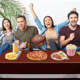 QZYL Football Party Supplies, Disposable Football Tablecloth, 4 PCS