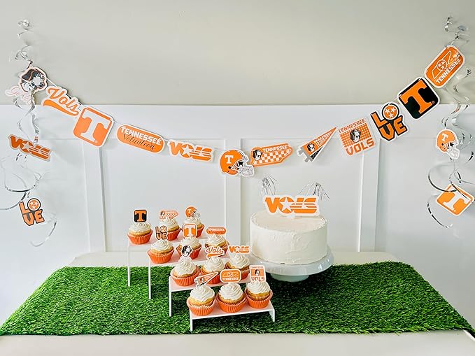 Tennessee Vols Party Supplies for Football, Birthday Gift, Graduation