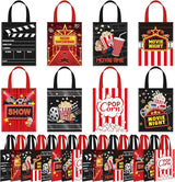 32 Pcs Movie Night Party Favor Bags Movie Theater Non Woven Treat