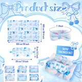 Fanfanwin 18 Pcs Sleepover Party Supplies for Girls, 6 Style Cute Blue