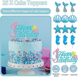 299 Pcs Mermaid Birthday Decorations Mermaid Party Decorations Kit